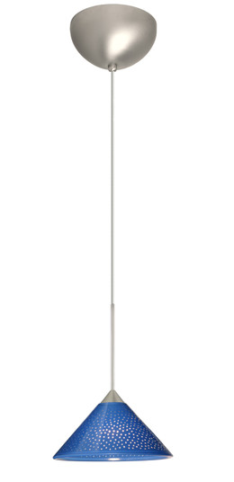 Kona One Light Pendant in Satin Nickel (74|1XC282484LEDSN)