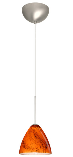 Mia One Light Pendant in Satin Nickel (74|1XC1779HBLEDSN)