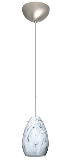 Pera One Light Pendant in Satin Nickel (74|1XC1713MGLEDSN)