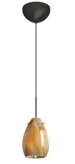Pera One Light Pendant in Bronze (74|1XC1713HNBR)