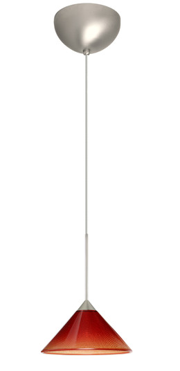 Kona One Light Pendant in Satin Nickel (74|1XC117681LEDSN)