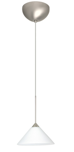 Kona One Light Pendant in Satin Nickel (74|1XC117607LEDSN)