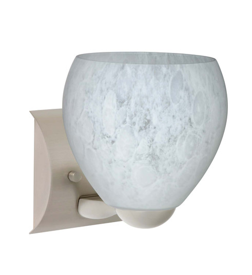 Bolla One Light Wall Sconce in Satin Nickel (74|1WZ412219SN)