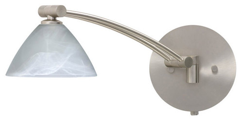 Domi One Light Swing Arm Wall Sconce in Satin Nickel (74|1WW174352SN)