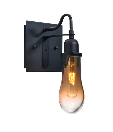 Wish One Light Wall Sconce in Black (74|1WGWISHAMBK)