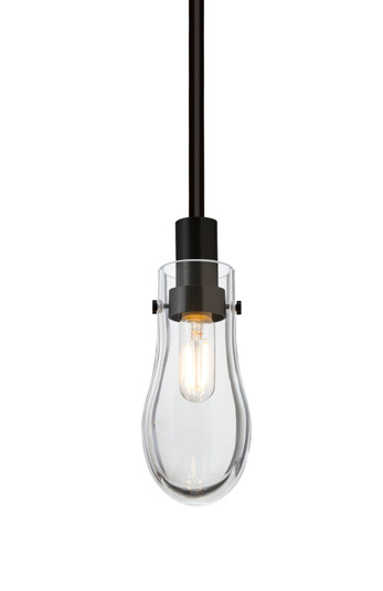 Wish One Light Pendant in Black (74|1TTWISHCLEDILBK)