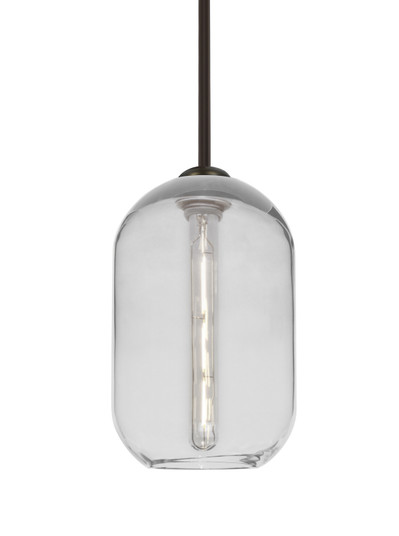 Omega 12 One Light Pendant in Bronze (74|1TTOMEGA12CLEDILBR)