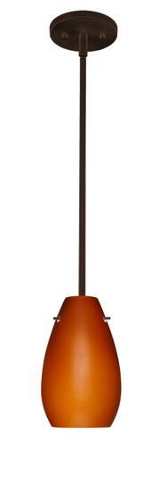 Pera One Light Pendant in Bronze (74|1TT412680LEDBR)