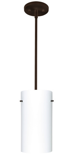 Tondo One Light Pendant in Bronze (74|1TT412007LEDBR)