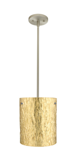 Tamburo One Light Pendant in Satin Nickel (74|1TT4006GSLEDSN)