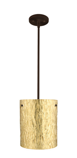 Tamburo One Light Pendant in Bronze (74|1TT4006GSLEDBR)