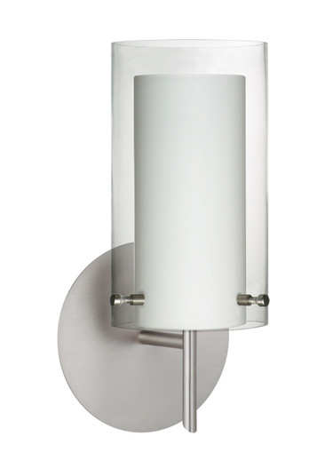 Pahu One Light Wall Sconce in Satin Nickel (74|1SWC44007SN)