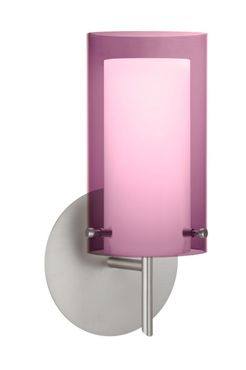 Pahu One Light Wall Sconce in Satin Nickel (74|1SWA44007SN)