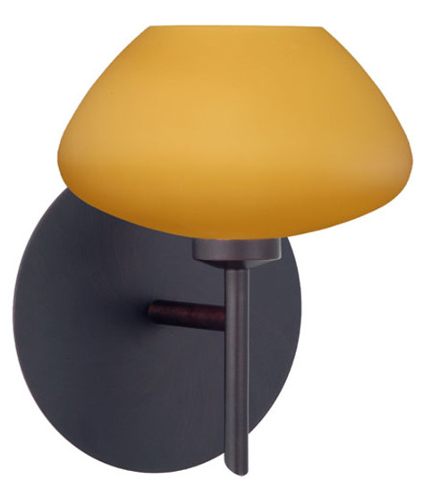 Peri One Light Wall Sconce in Bronze (74|1SW541080BR) Peri One Light Wall Sconce in Bronze (74|1SW541080BR)