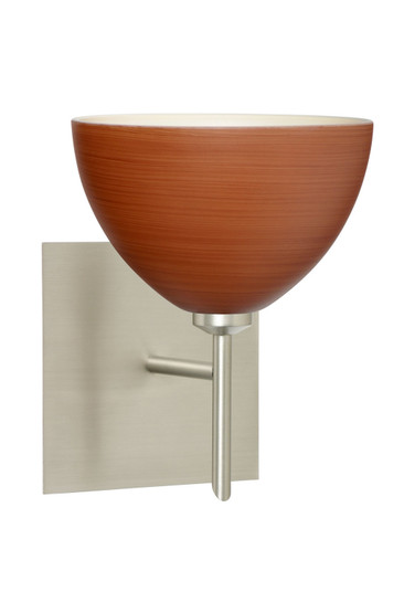 Brella One Light Wall Sconce in Satin Nickel (74|1SW4679CHSNSQ)