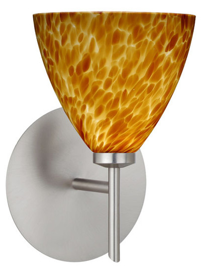 Mia One Light Wall Sconce in Satin Nickel (74|1SW177918SN)