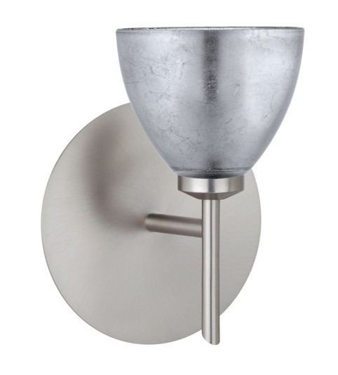 Divi One Light Wall Sconce in Satin Nickel (74|1SW1758SFSN)