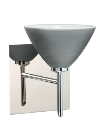 Domi One Light Wall Sconce in Chrome (74|1SW1743TNCRSQ)