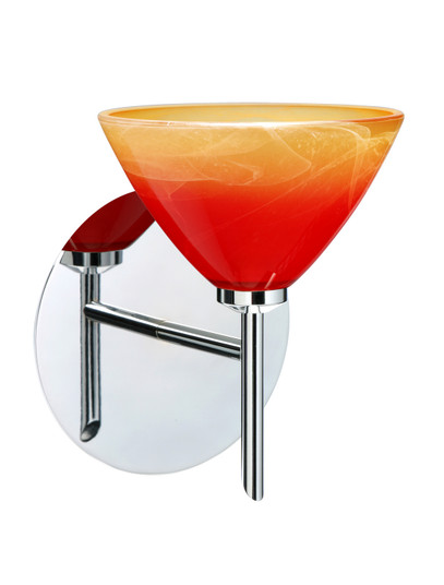 Domi One Light Wall Sconce in Chrome (74|1SW1743SLCR)