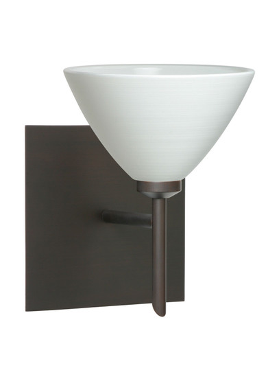 Domi One Light Wall Sconce in Bronze (74|1SW1743KRBRSQ)