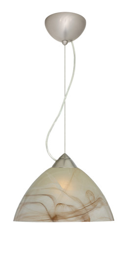 Tessa One Light Pendant in Satin Nickel (74|1KX420183LEDSN)
