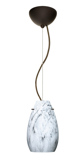Pera One Light Pendant in Bronze (74|1KX4126MGLEDBR)