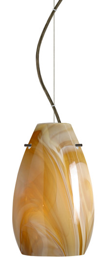 Pera One Light Pendant in Bronze (74|1KX4126HNBR)