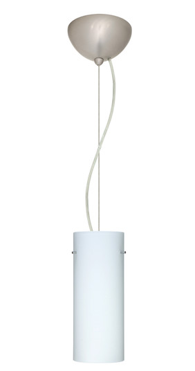 Stilo One Light Pendant in Satin Nickel (74|1KX412307LEDSN)