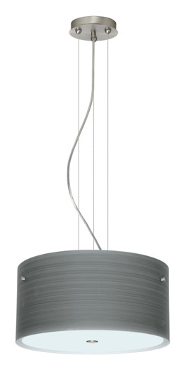 Tamburo Three Light Pendant in Satin Nickel (74|1KV4008TNLEDSN)