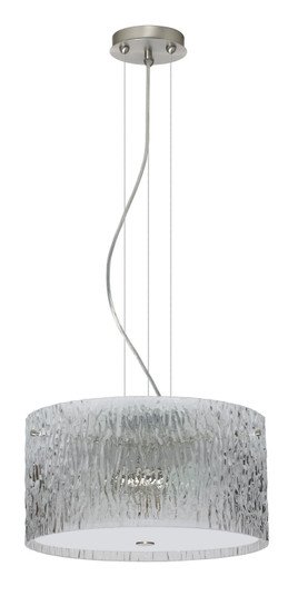 Tamburo Three Light Pendant in Satin Nickel (74|1KV400800LEDSN)