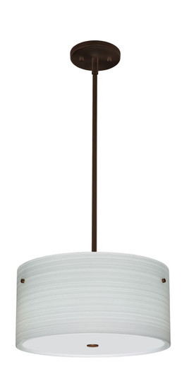 Tamburo Three Light Pendant in Bronze (74|1KT4008KRBR)