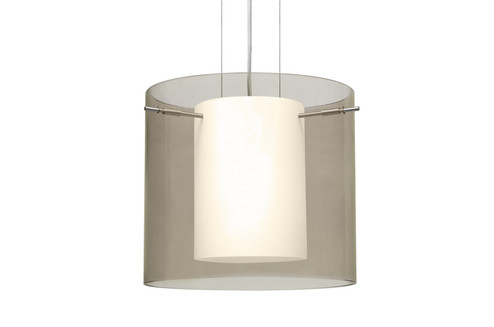 Pahu One Light Pendant in Satin Nickel (74|1KGS18407LEDSN)