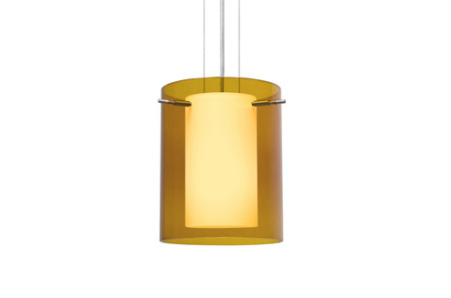 Pahu One Light Pendant in Satin Nickel (74|1KGG00607LEDSN)