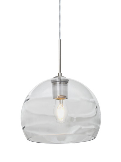 Spirit One Light Pendant in Satin Nickel (74|1JTSPIR8CLEDILSN)