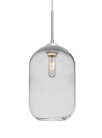 Omega 12 One Light Pendant in Satin Nickel (74|1JTOMEGA12CLSN)