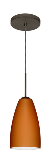 Riva One Light Pendant in Bronze (74|1JT151180LEDBR)