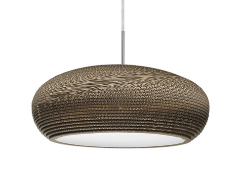 Venus One Light Pendant in Satin Nickel (74|1JCVENUSLEDSN)