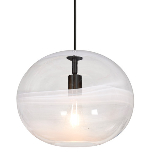 Geno LED Pendant in Black (74|1JCGENOCLEDILBK)