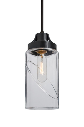 Blink One Light Pendant in Black (74|1JCBLINKCLBK)