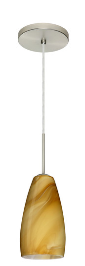 Chrissy One Light Pendant in Satin Nickel (74|1BT1509HNLEDSN)