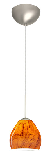 Bolla One Light Pendant in Satin Nickel (74|1BC4122HBLEDSN)