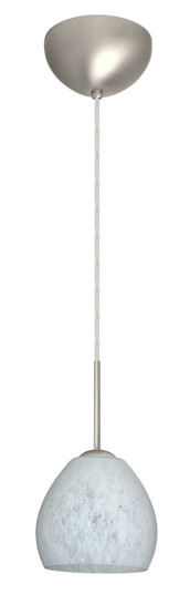 Bolla One Light Pendant in Satin Nickel (74|1BC412219HALSN)