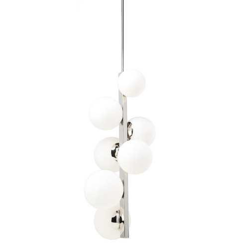 Moonglow Seven Light Chandelier in Polished Nickel (78|SC13221PN)