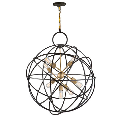 Orbit Seven Light Chandelier in Oil Rubbed Bronze (78|AC10957)