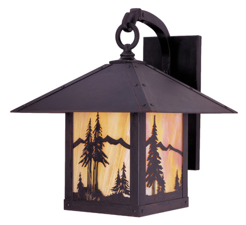 Timber Ridge One Light Wall Mount in Bronze (37|TRB9MNGWBZ)