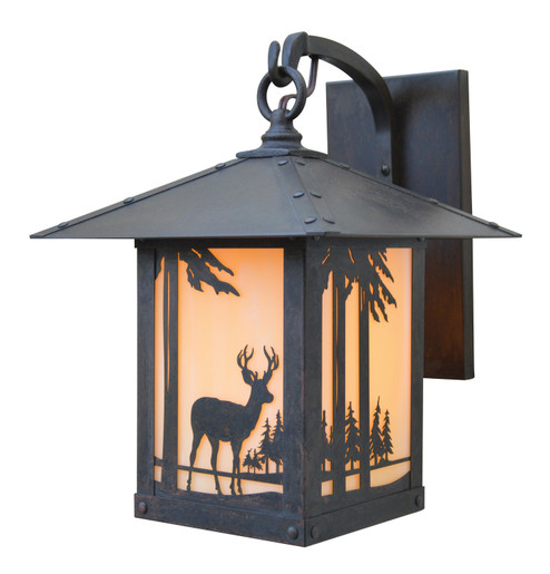 Timber Ridge One Light Wall Mount in Bronze (37|TRB12DROFBZ)