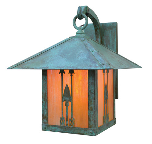 Timber Ridge One Light Wall Mount in Verdigris Patina (37|TRB12ARGWVP)