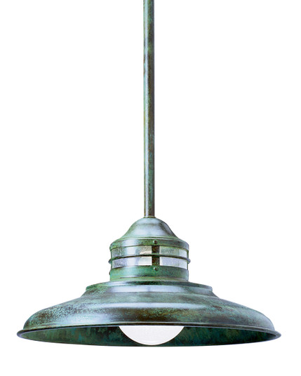 Newport One Light Pendant in Antique Brass (37|NSH17WOAB)