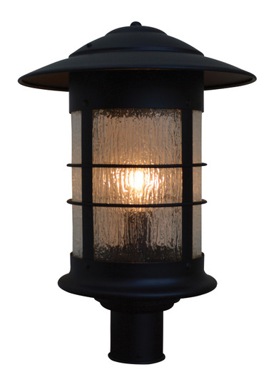 Newport One Light Post Mount in Rustic Brown (37|NP14TNRB)