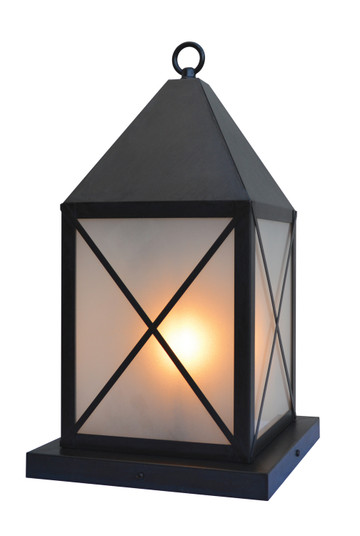 Nottingham One Light Column Mount in Satin Black (37|NOC8TNBK)